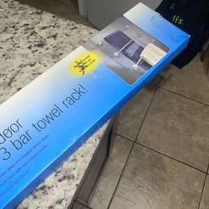 Over the door 3 bar towel rack